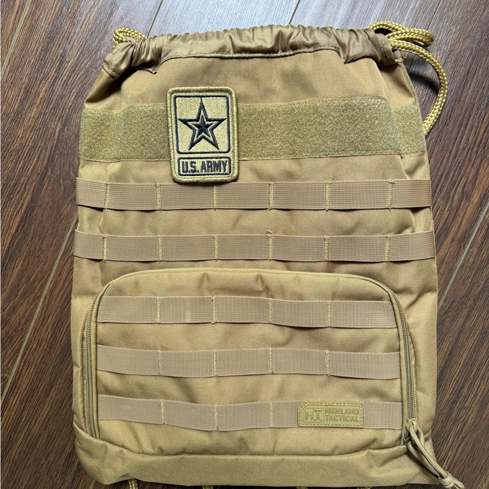 Highland Tactical String Backpack With Padded Str… - image 2